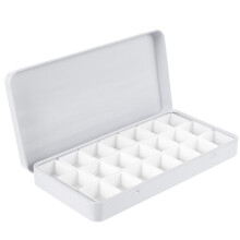 Watercolor pans set iron storage box 2 sets