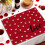 Valentine's Heart Polyester Placemat Non-slip 2