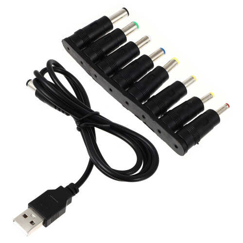 USB to DC Power Adapter Multi-function 3 Sets