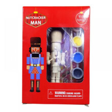 Unfinished Wooden Nutcracker Craft Kit 5 Inches