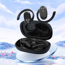 Txmfgh BT-07 Cuffie auricolari HiFi di alta qualità, Bluetooth 5.3, portata ultra lunga, chiamate nitide, riduzione intelligente del rumore,
