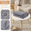 Non-Slip Tufting Backing Fabric Gray Plum Blossom Felt 4