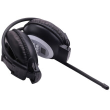 4X Portable Personal FM Radio Headphones , Wireless Headset with Radio Built in for Walking, Jogging, Daily Work