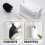 brosse de toilette multifonctionnelle résistante à l'usure 5