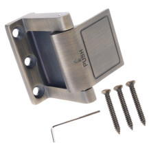 Strong Door Latches Reinforced Safety Fastener-Antique bronze