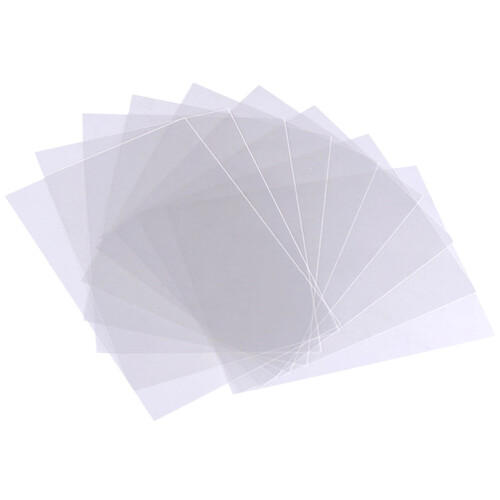 PET Plastic Film Sheets Insulating Strips 12 pcs A4 1
