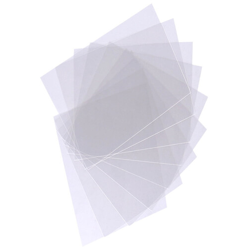 PET Plastic Film Sheets Insulating Strips 12 pcs A4 2