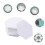 Zeshoekige sjablonen 100 stuks wit patchwork papiervormset-10MM 4