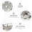 Stainless Steel Cabinet Hasp Lock 2 pcs 6