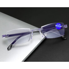 100 % neue randlose Lesebrille mit Blaulichtfilter für Damen und Herren (Unisex), britischer Verkäufer +3,50