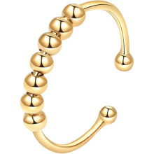 Anxiety Relief Ring for Women Adjustable Spinner