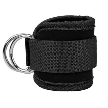 Wrist and Ankle Cuffs with D-Ring Pulley for Gym Use