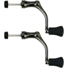 Fishing Spinning Reel Handle Full Metal Rocker Grip 2pcs M