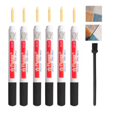 Tile Grout Pen White Waterproof Mold-Resistant 6-Pack