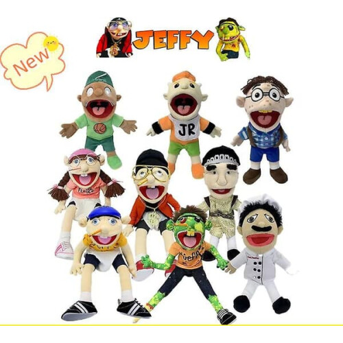 Jeffy and Feebee hand puppet plush toy 60cm