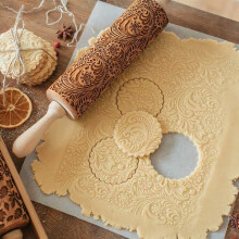 Rolling Pin Embossed Engraved 1 Piece