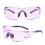 Klare PC-Brille, winddichte Schutzbrille-Weiße violette Stücke 6