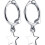 Sterling Silver Mini Star Hoop Earrings 1 Pair 1