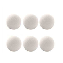 Wool Dryer Balls White 3 cm 6-Pack