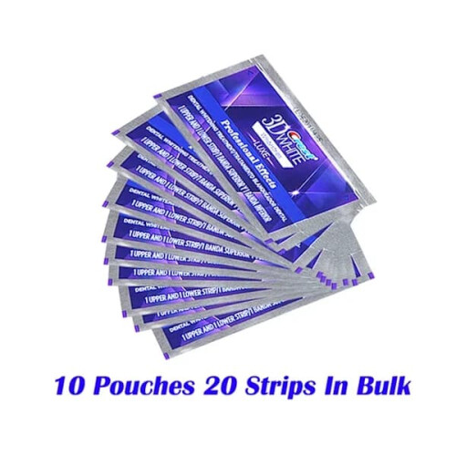 Teeth Whitening Strips Professional 3D White 10 Pairs