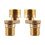 2Pcs Eccentric Screw Corner Wall Mounted Shower Faucet-2 packs 1