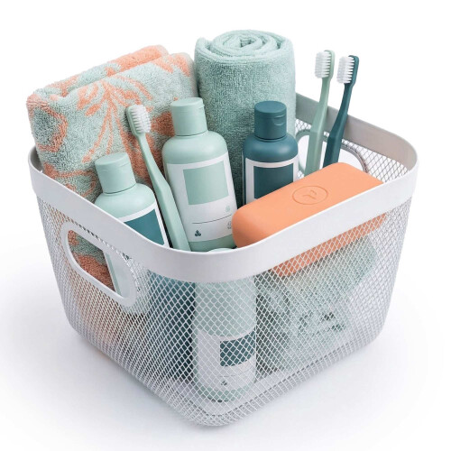 Opbergmand van metalen gaas - multifunctionele organizer 1
