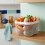 Opbergmand van metalen gaas - multifunctionele organizer 3