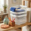 Opbergmand van metalen gaas - multifunctionele organizer 5