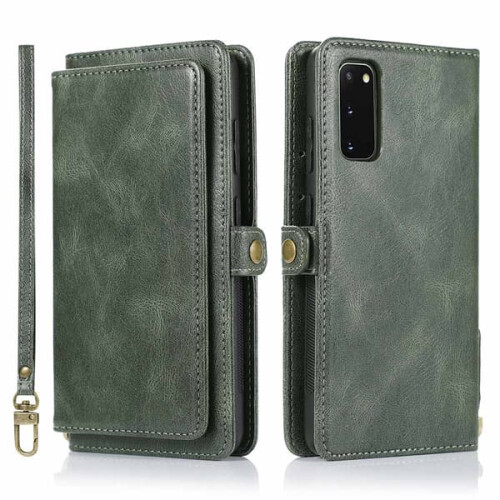 Wallet Case for Samsung Galaxy S20 Dark Green