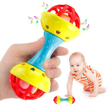 Chocalho para Bebê Livre de BPA - Brinquedo Sensorial para Dentição - 1 Unidade