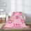 Pink Panther plush throw blanket 40" x 30" 4