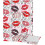 Microfiber Flannel Blanket 60x50 Inches Red Pink Black Lips 7