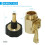 Solid Brass Yard Nozzle Heavy Duty Adjustable Valve Water Hose High Pressure 4