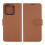 Xiaomi Redmi 12C wallet case with stand brown 1