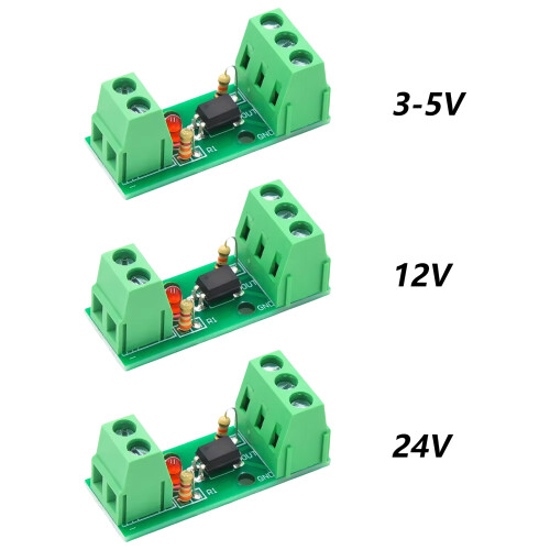 Module optocoupleur industriel 1CH, panneau d'isolation,-3V à 5V 1