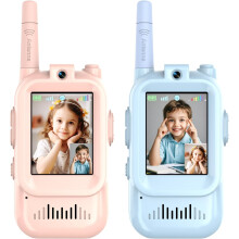 Barn Walkie-talkies Uppladdningsbara Video Intercom 2-pack