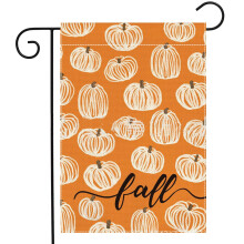 Pumpkin Yard Flag Outdoor Fall Halloween Decoration
