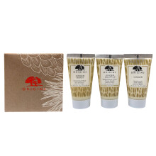Gift Set Origins: Origins Body Wash 30 ml + Ginger Nourishing Hand Lotion 30 ml + Ginger Souffle Nourishing Body Cream 30 ml