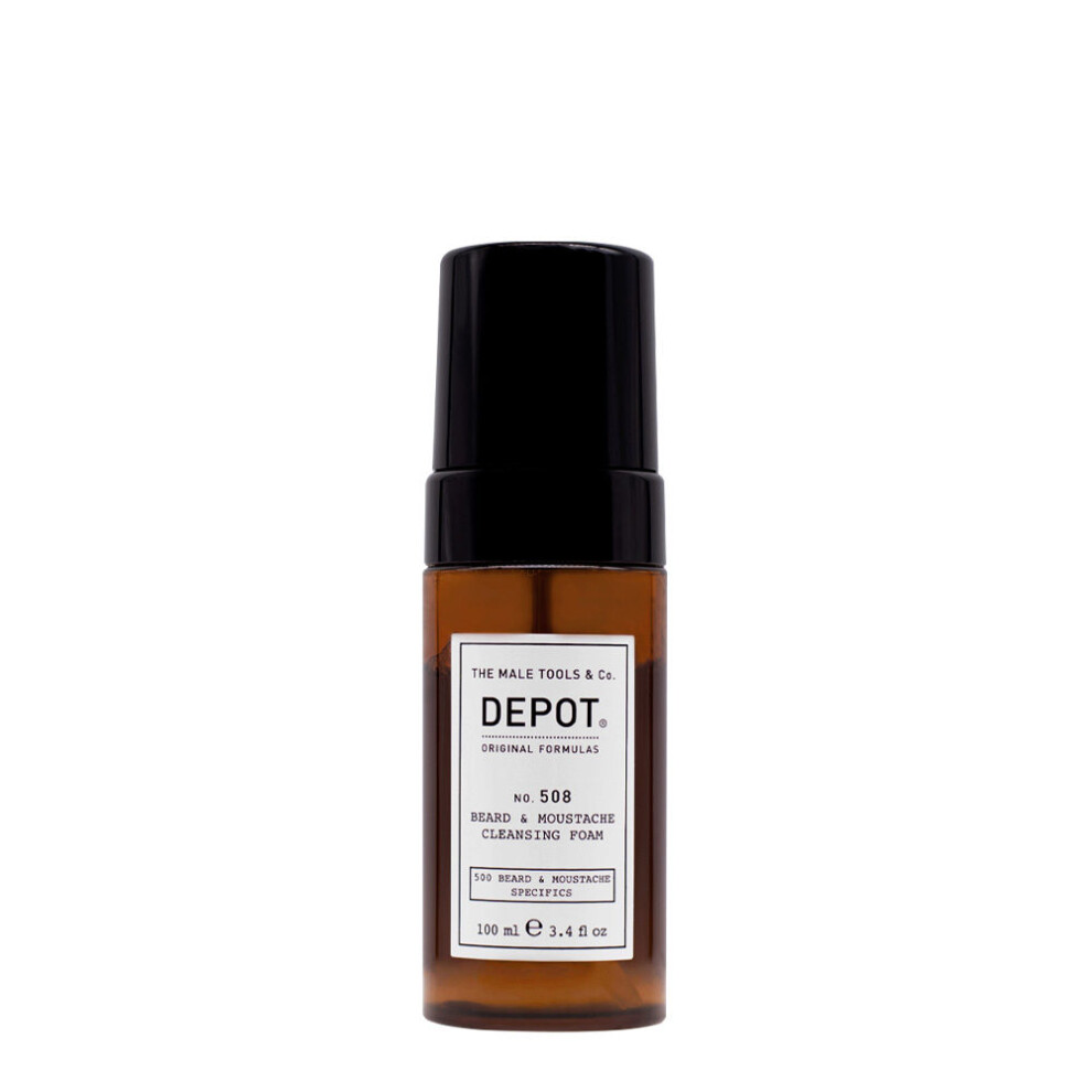 Depot 500 Beard & Mustache Specifics No. 508 Beard Foam For Cleansing 100 Ml
