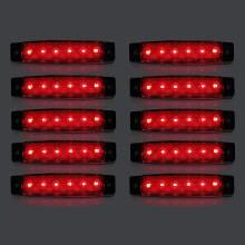 LED bočné obrysové svetlá 12-24V 10 kusov