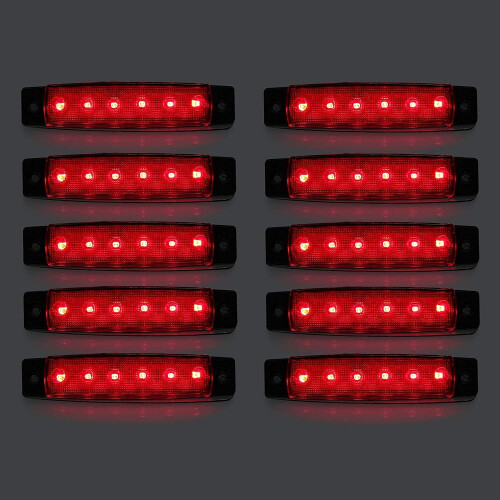 LED-sivuvalot 12–24 V 10 kpl