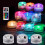Conjunto de 3 velas de LED com mudança de cor e controle remoto. 1