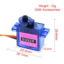 10 Stuks SG92R 9G Servo 9G 2.5Kg voor RC Vliegtuig Helikopter Bestuurt Auto Boot voor
