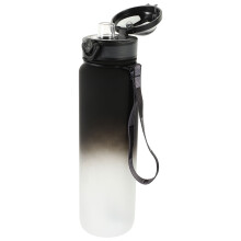 Tritan-Trinkflasche mit Farbverlauf, tragbar für Sport und Wandern, 1 Set
