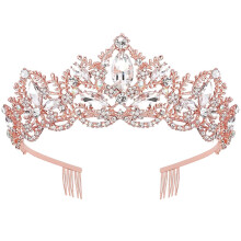 Silbernes Strass-Diadem für Damen und Mädchen (1 Stück)