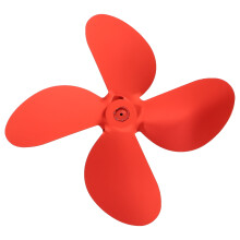Ventilador de lareira movido a calor com lâminas compactas de 4 pás