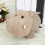 Set di peluche a forma di ippopotamo, colore grigio. 1