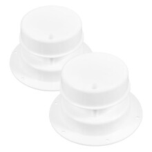 Tampa de ventilação de encanamento OUNONA RV, cobertura de teto em ABS (2 peças)