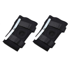 1pair Sports Knee Pads Anti-collision Non-slip Double Aluminum Plate Protector New
