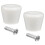 4pcs Roller Skate Brake Block Pad Shoes Holder White 1